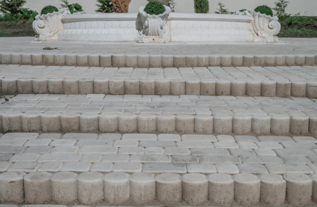 Pavajele - Borduri - Bordura cilindrica - Alb-Crem - Setting