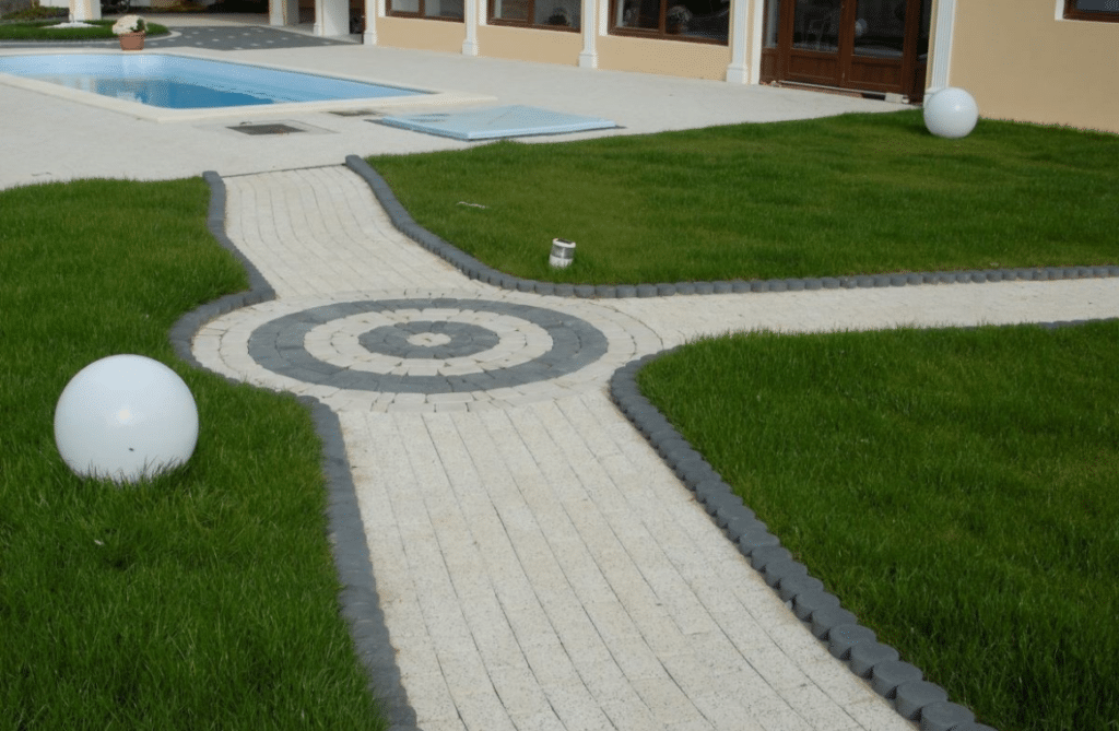 Pavajele - Borduri - Bordura cilindrica - Antracit - Setting