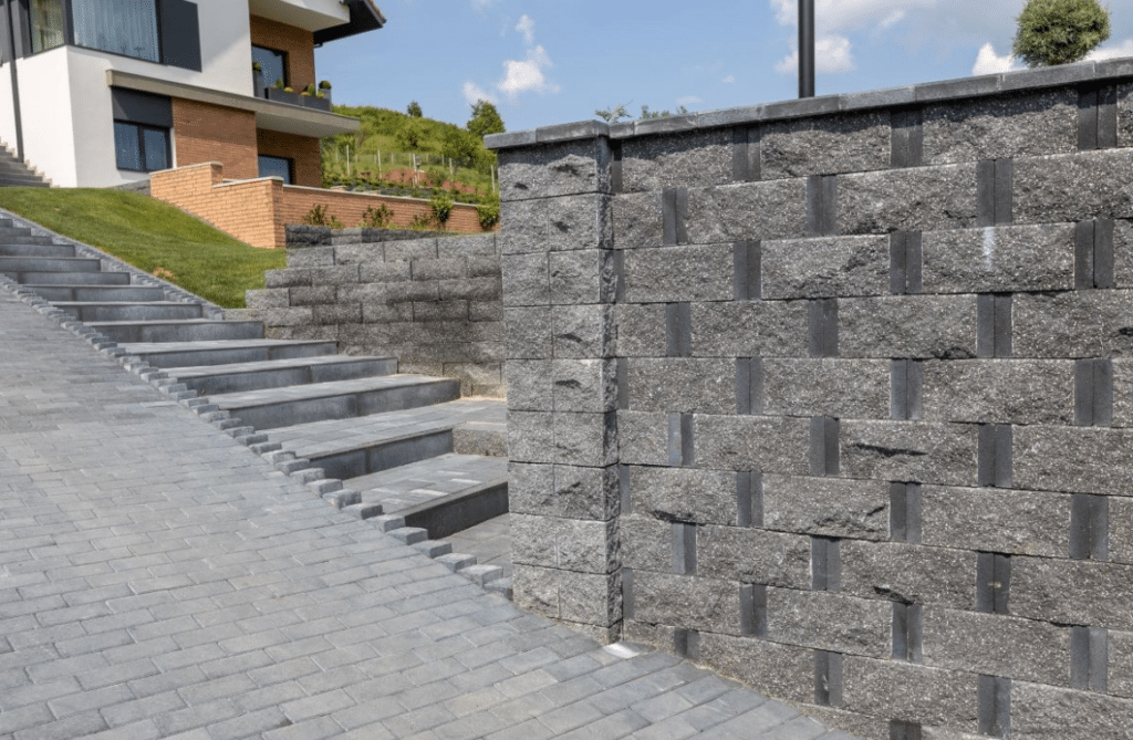 Pavajele - Garduri - Element gard Siena - Antracit - Setting