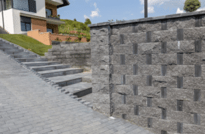 Pavajele - Garduri - Element gard Siena - Antracit - Setting