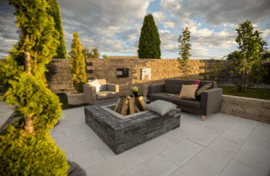 Pavajele - Jardiniere - Focar Quadra - Antracit - Setting