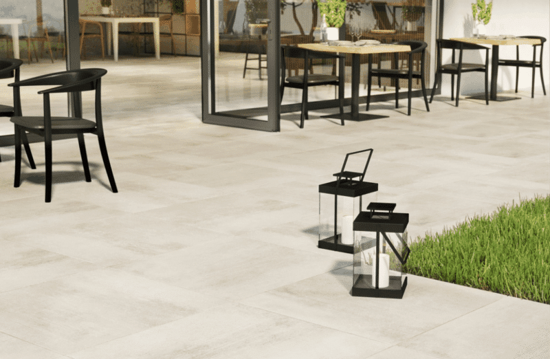 Pavajele - Placi Ceramice - Solid Grava 2.0 - Light Grey - Setting