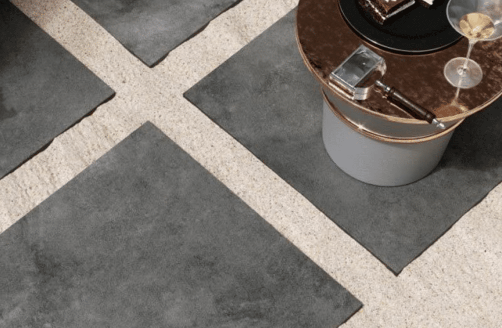 Pavajele - Placi Ceramice - Solid Quenos 2.0 - Graphite - Setting